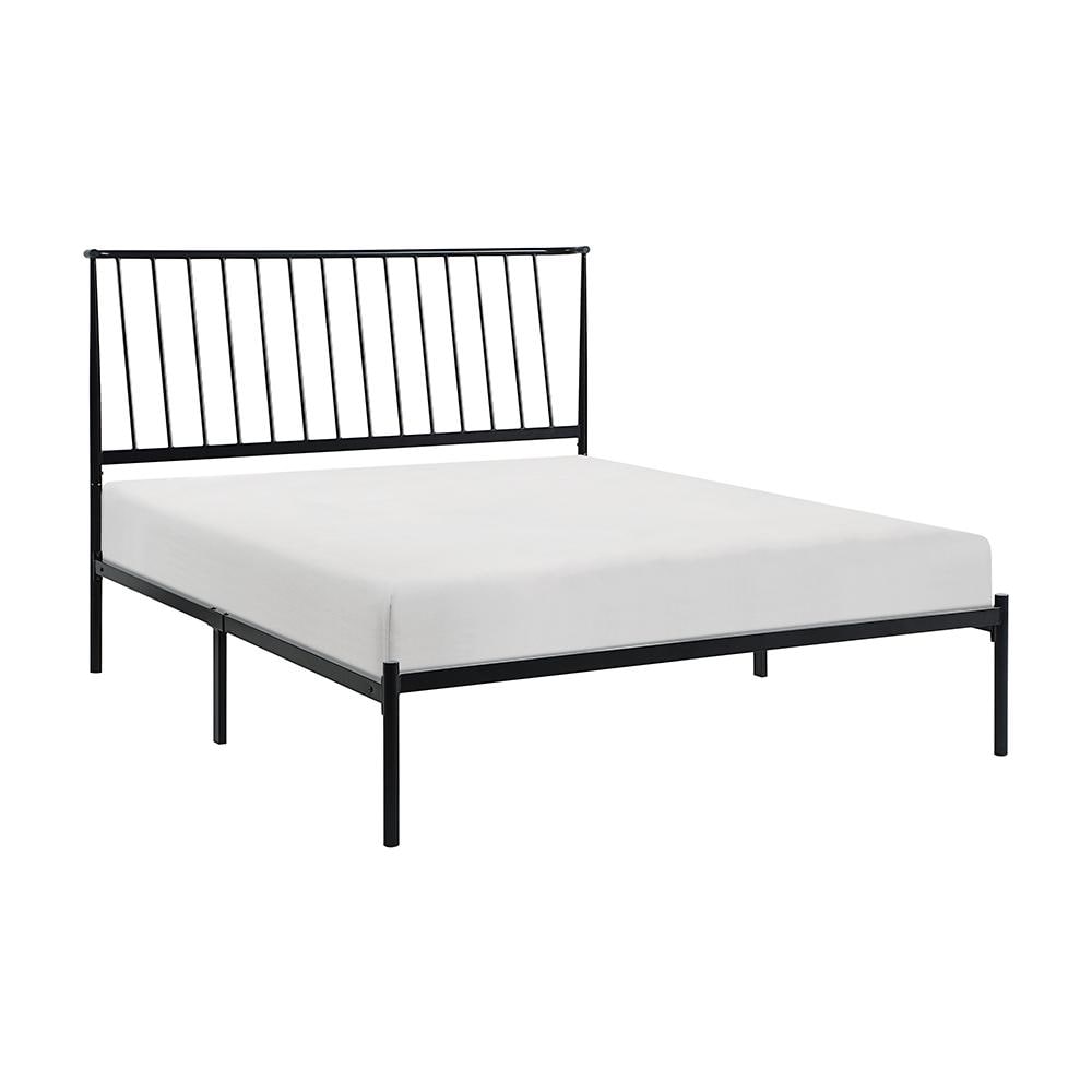 Seldovia Black Metal Frame Queen Platform Bed
