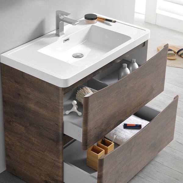 Fresca Parma White Pedestal Sink w/ Medicine Cabinet Bathroom Vanity F –  Tuscan Basins