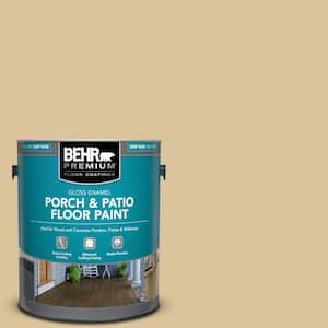 1 gal. #S310-3 Natural Twine Gloss Enamel Interior/Exterior Porch and Patio Floor Paint