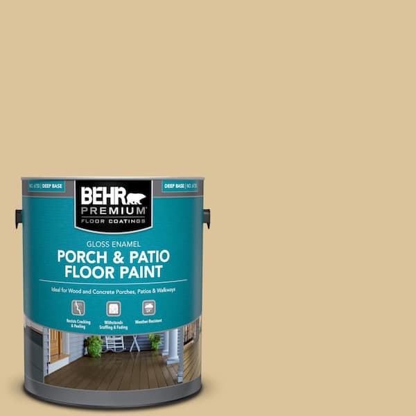 1 gal. #S310-3 Natural Twine Gloss Enamel Interior/Exterior Porch and Patio Floor Paint