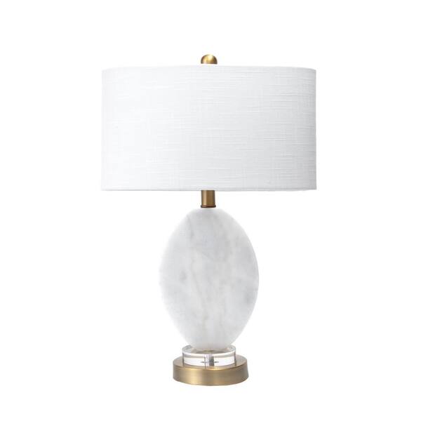 nuLOOM Fulton 22 in. Light Gray Traditional Table Lamp with Shade