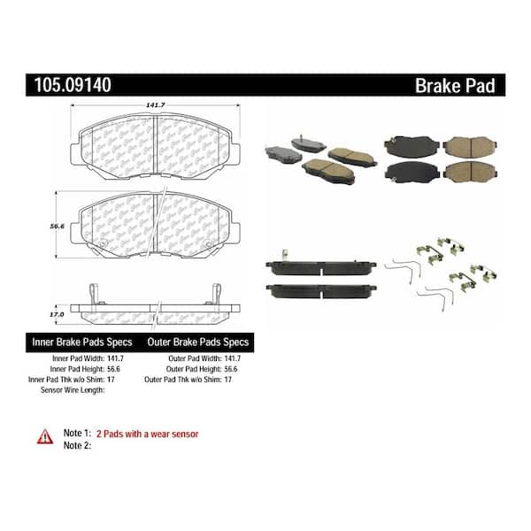 Centric Parts Disc Brake Pad Set