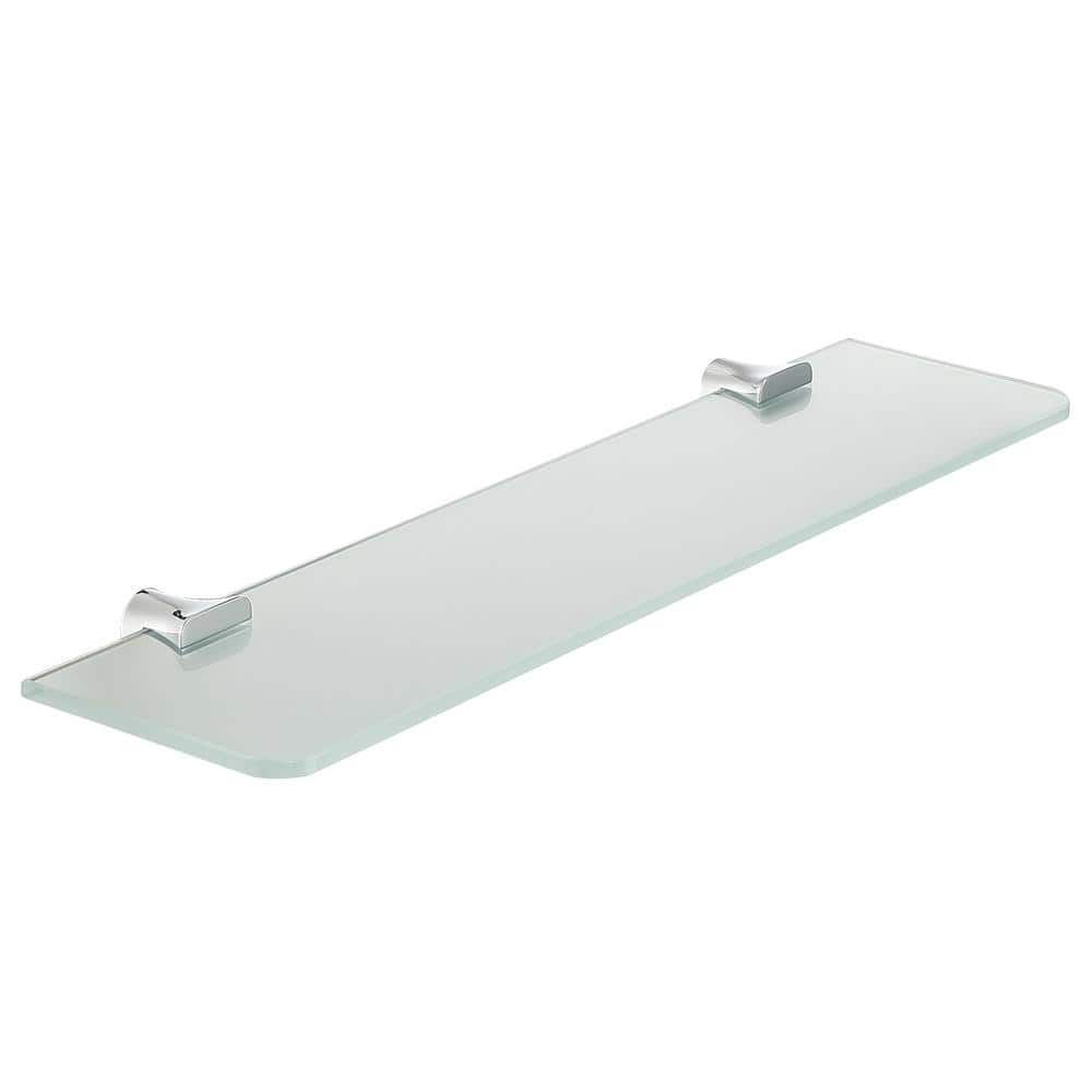 ANZZI Essence Series 19.69 in. Glass Shelf in Polished Chrome AC-AZ050 ...