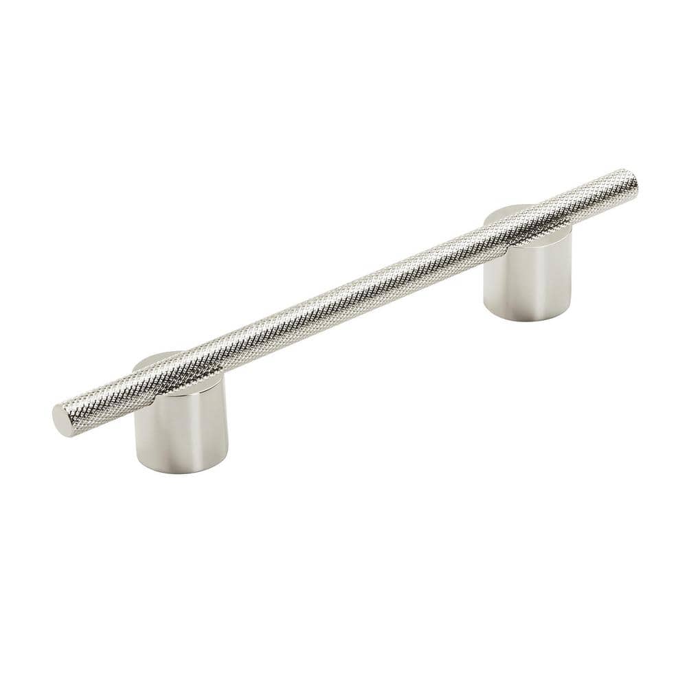 Transcendent 5-1/16 in. (128mm) Modern Polished Nickel Bar Cabinet Pull