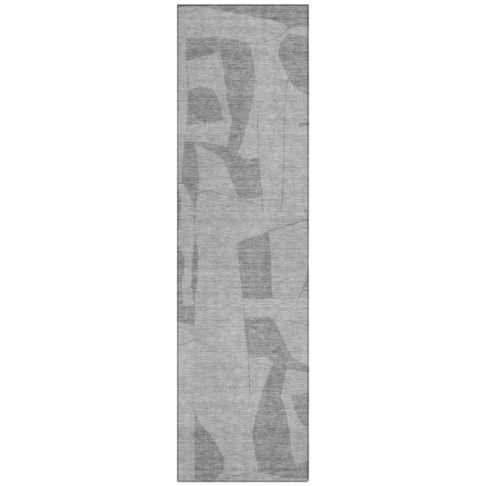 Chantille Machine Washable Indoor/Outdoor Abstract ACN2604 Gray 2 ft. x 7 ft. Runner Rug price history on PriceWatchPro