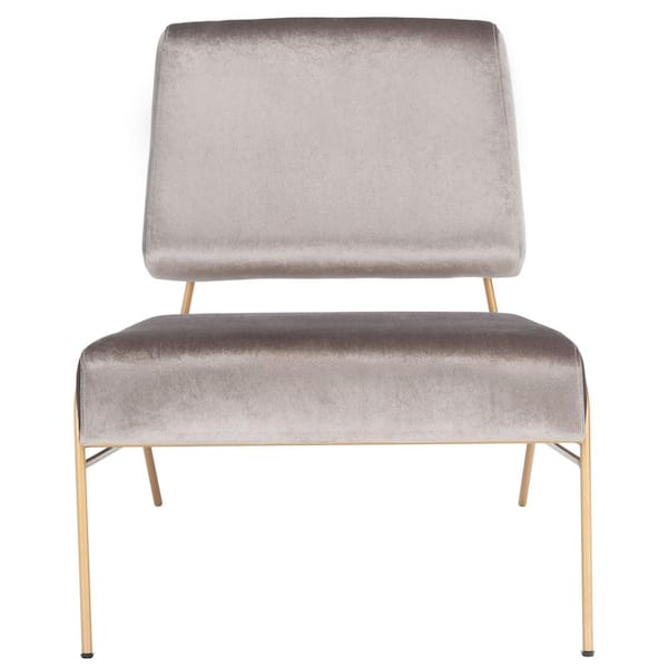 SAFAVIEH Romilly Light Gray/Gold Upholstered Accent Chairs