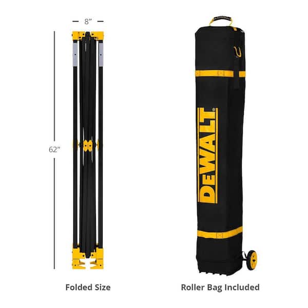 DEWALT 10 ft. x 10 ft. Jobsite Pop Up Canopy Work Shelter with