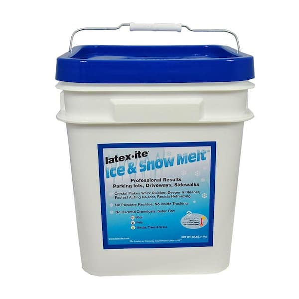 Latex-ite 30 lb. Pail Ice and Snow Melt 12987 - The Home Depot