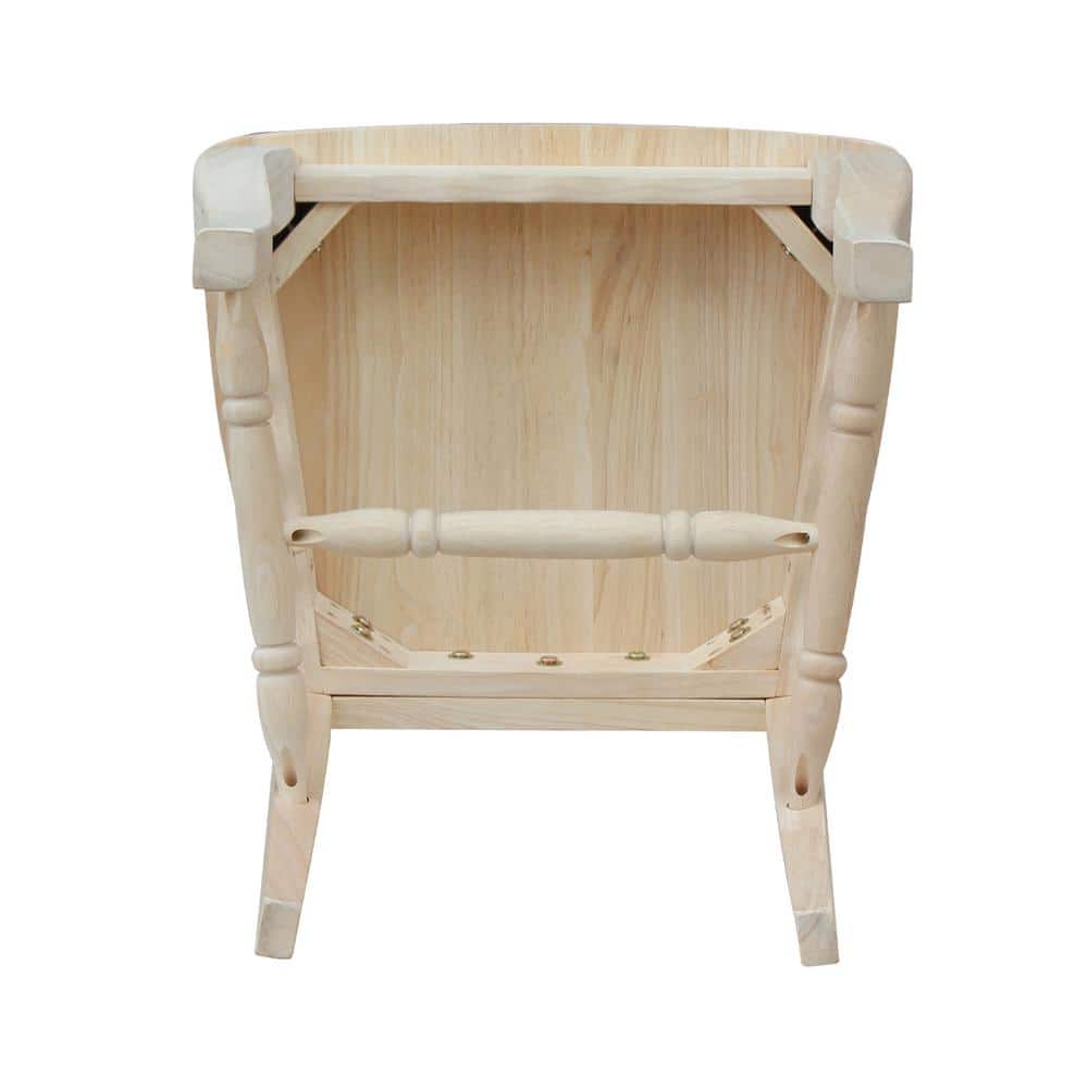 Elegant High-Back Ladderback Microfiber Upholstered Side Chair in Wood