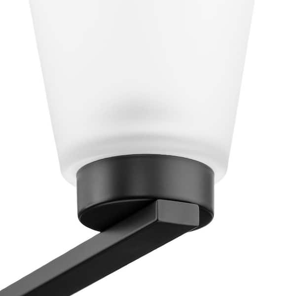 Progress Lighting Adley 5-Light Matte Black Transitional Chandelier
