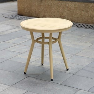 Janele Round Aluminum Outdoor Side Table