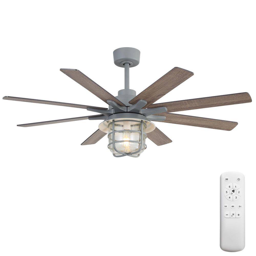 52.0 in. Cement Grey Downrod Mount Standard Ceiling Fan with E26 Light and Remote Control Included price history on PriceWatchPro