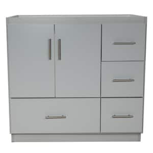 Slab 36 in. W x 21 in. D x 34.5 in. H Bath Vanity Cabinet without Top in Dewy Morning