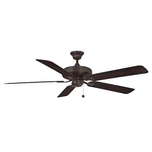 Edgewood 60 60 in. Indoor/Outdoor Dark Bronze with Dark Walnut Blades Ceiling Fan