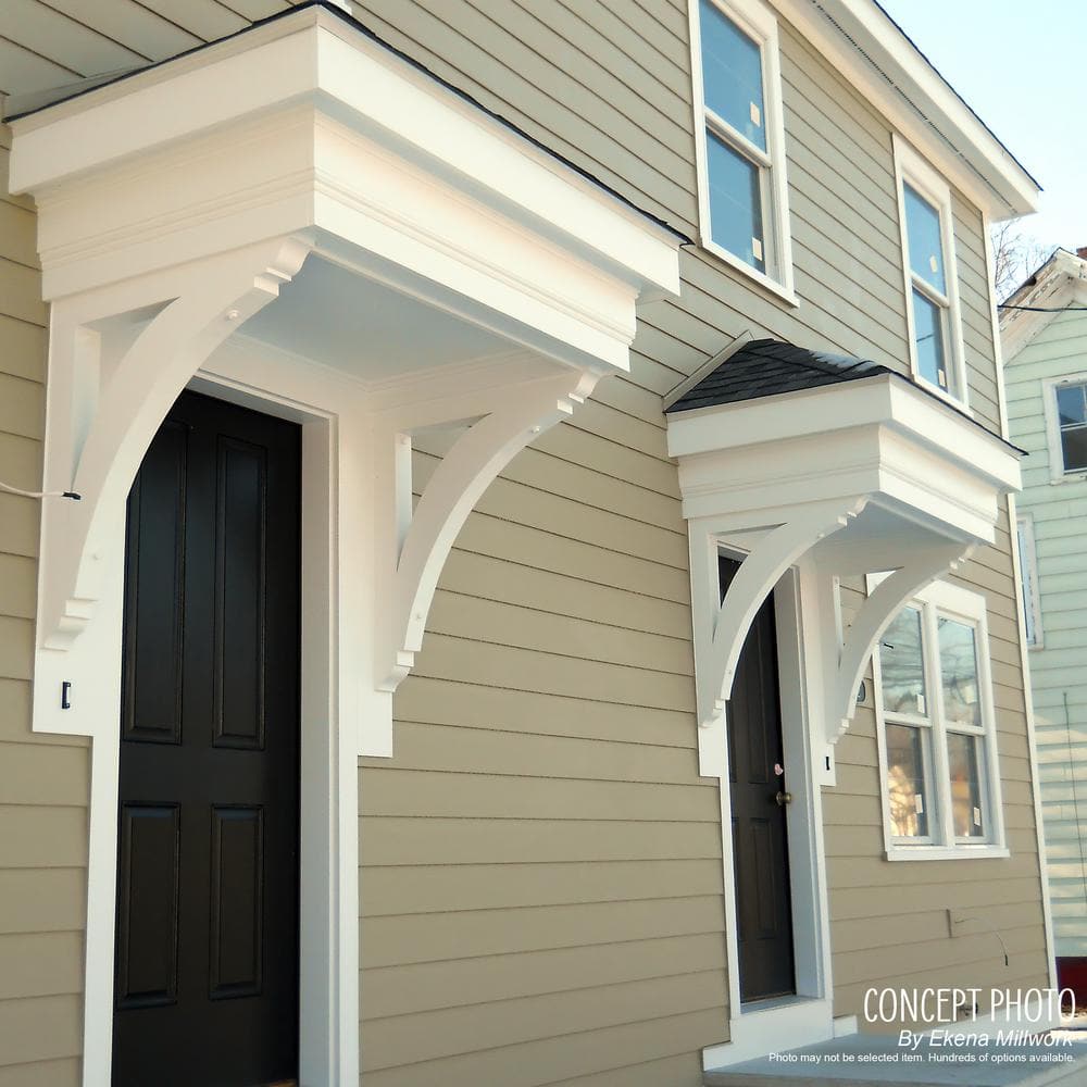10-Inch White Polyurethane Decorative Corbel Bracket