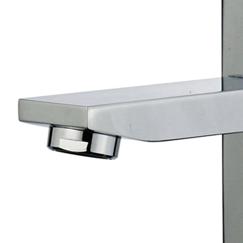 Granada Polished Chrome Single Handle Bathroom Faucet with Pop-Up Drain