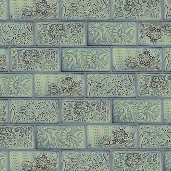 Merola Tile Antic Feelings Agua Marina 3 in. x 6 in. Ceramic Subway Wall Tile (4.38 sq. ft. / Case)