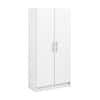 Prepac Wood Freestanding Garage Cabinet In White (32 In. W X 65 In. H X ...