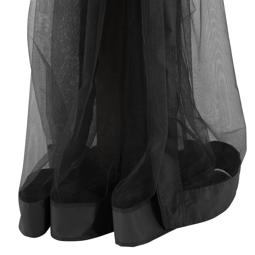 Sunjoy Black Weather-Resistant Mosquito Netting for 12' x 20' Gazebos