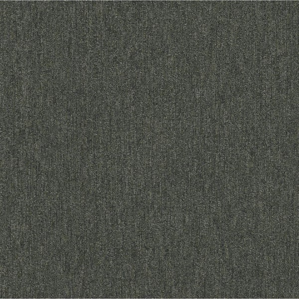 Hampton - Shamrock - Green Commercial/Residential 24 x 24 in. Glue-Down Carpet Tile Square (80 sq. ft.)