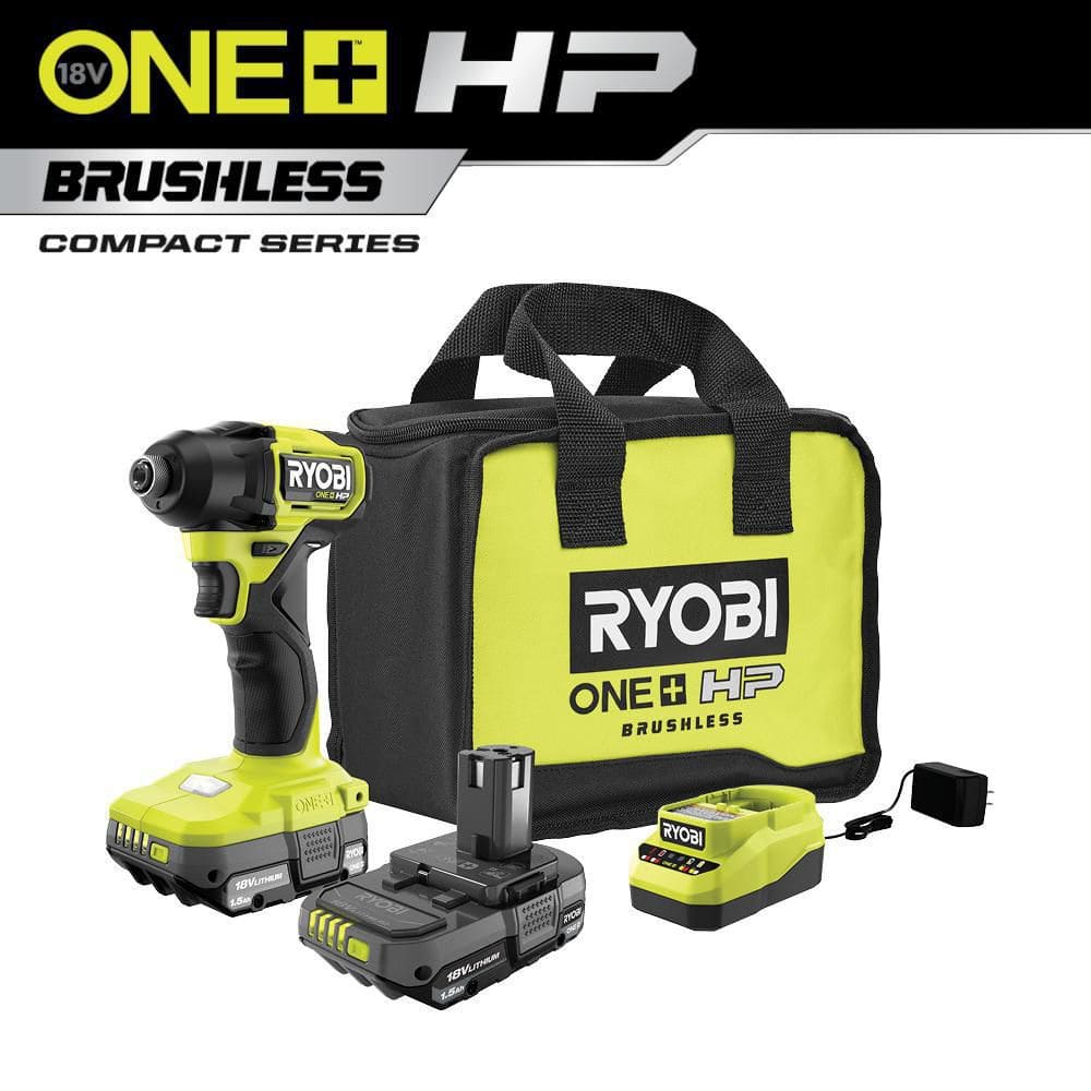 TTI Ryobi 18-Volt Cordless 1/2 in. Drill/Driver and Impact Driver Combo Kit  PCK05KN, (No Retail Packaging)