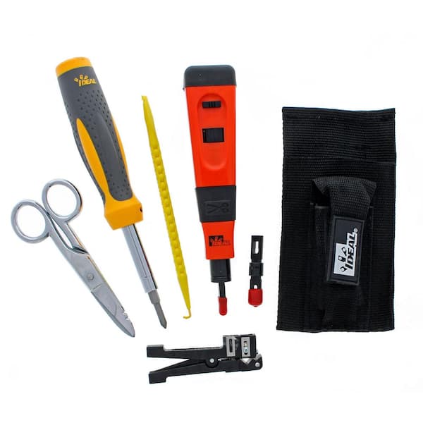 IDEAL Technician Punchdown Tool Service Kit 33-505 - The Home Depot