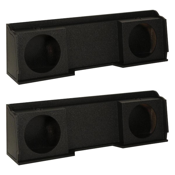 Q POWER Q Bomb GMC Chevy Silverado Ext Cab 99-06 Dual 12 in. Sub Box Enclosure (2-Pack)