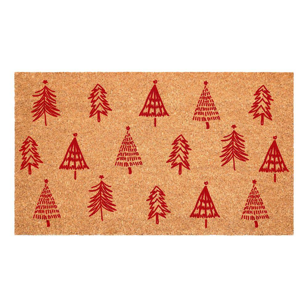 Red Christmas Tree Farm 24 in. X 36 inIndoor Outdoor Door Mat price history on PriceWatchPro