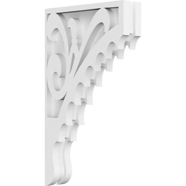 Ekena Millwork Genova 1.5 in. W x 13 in. H x 7.5 in. D Signature Urethane Polyurethane Corbel