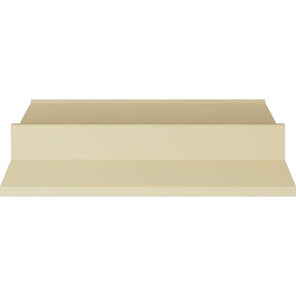 Primed White Polyurethane Granada Crown Moulding Sample