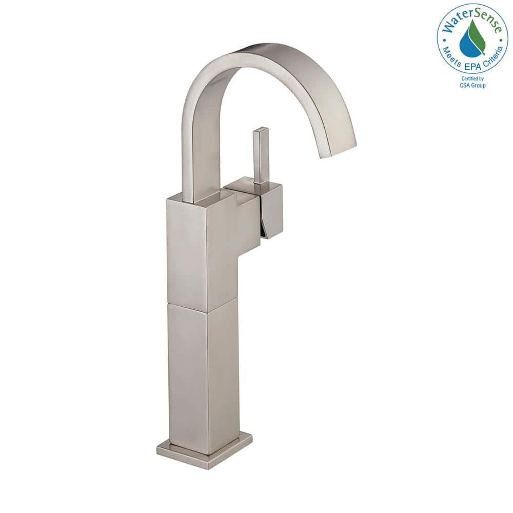 Stainless Steel Single Hole Vessel Bathroom Faucet