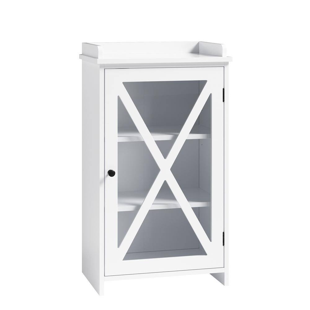 SAUDER Cottage Road White Accent with Reversible Door 428848