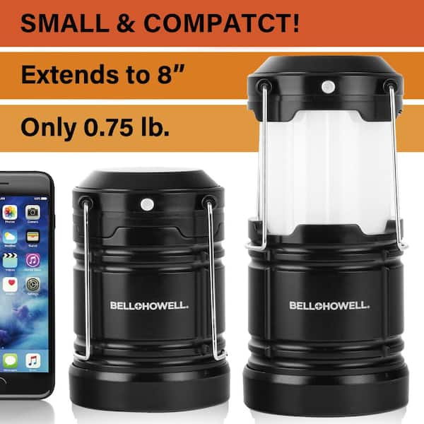 Bell + Howell Taclight LED Lantern 8 with Magnetic Base Portable Super  Bright Light LED Collapsible Camping Light and Outdoor Torch, for Emergency