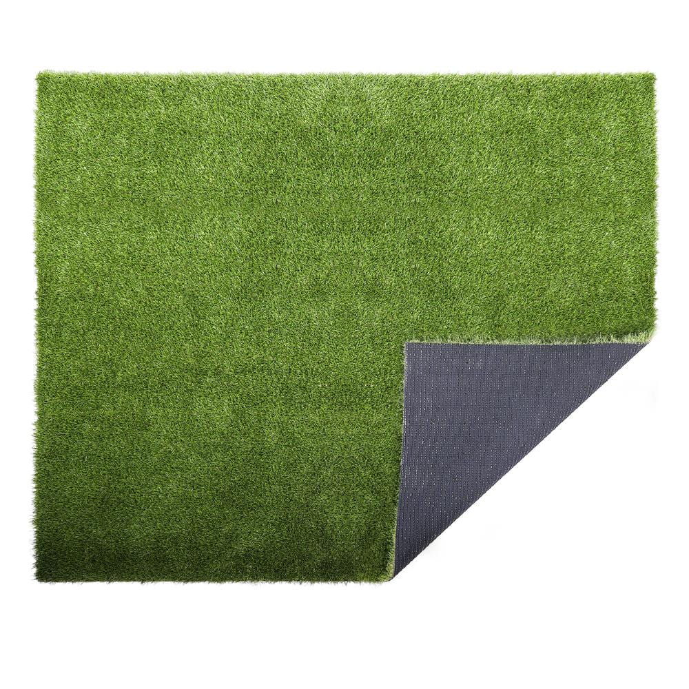 5 ft. x 6.5 ft. Green Indoor Outdoor Artificial Grass Turf Rug with 1.38 in. Pile and Drainage Backing price history on PriceWatchPro