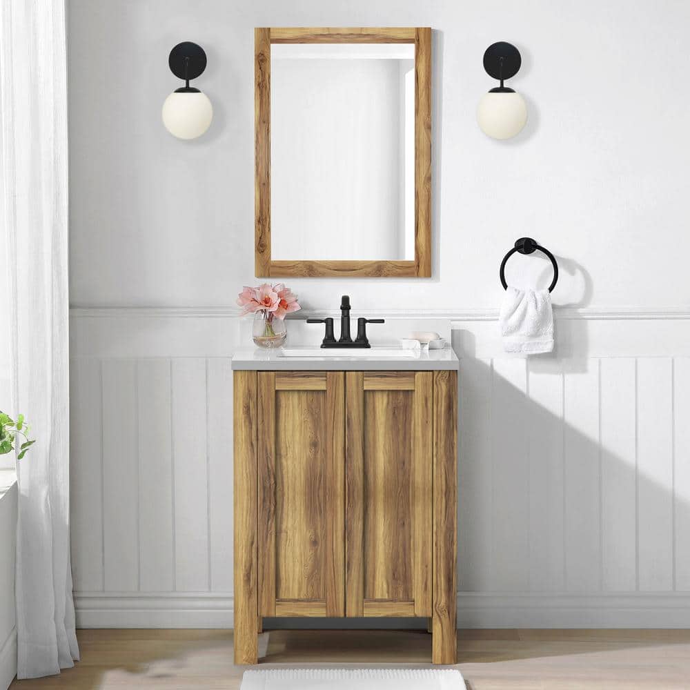 Significado 24" Unfinished Teak Wood Freestanding Vanity