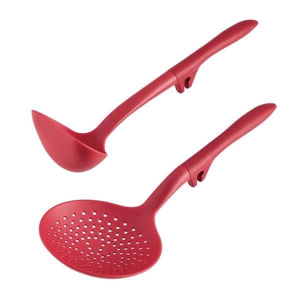Rachael Ray Lazy Tool 2-Piece Red Kitchen Utensils Set