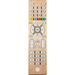 4-Device Backlit Universal TV Remote Control in Brushed Gold