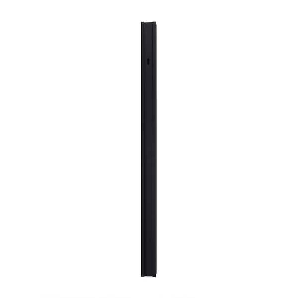 Deckorators 5/8 in. x 30 in. Black Metal Post Extension Kit for Decorative Screen Panel