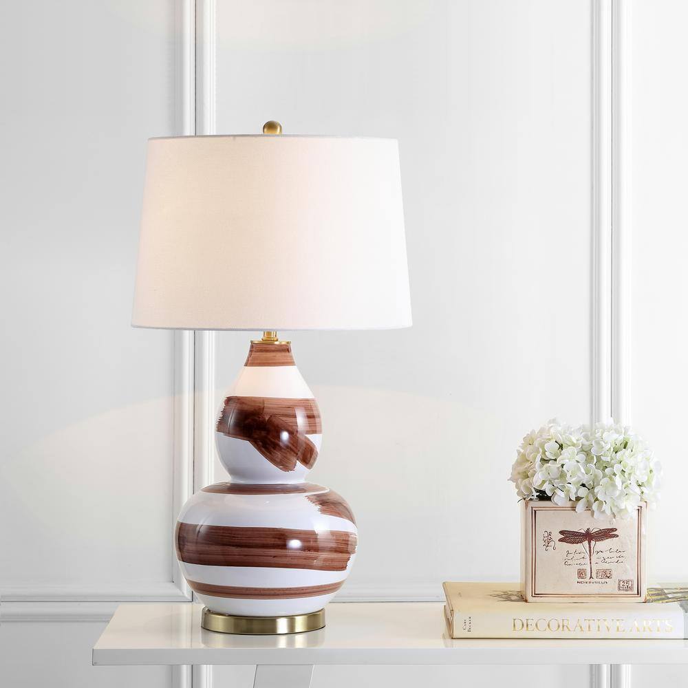 Aileen 32 in. Brown/White Table Lamp price history on PriceWatchPro