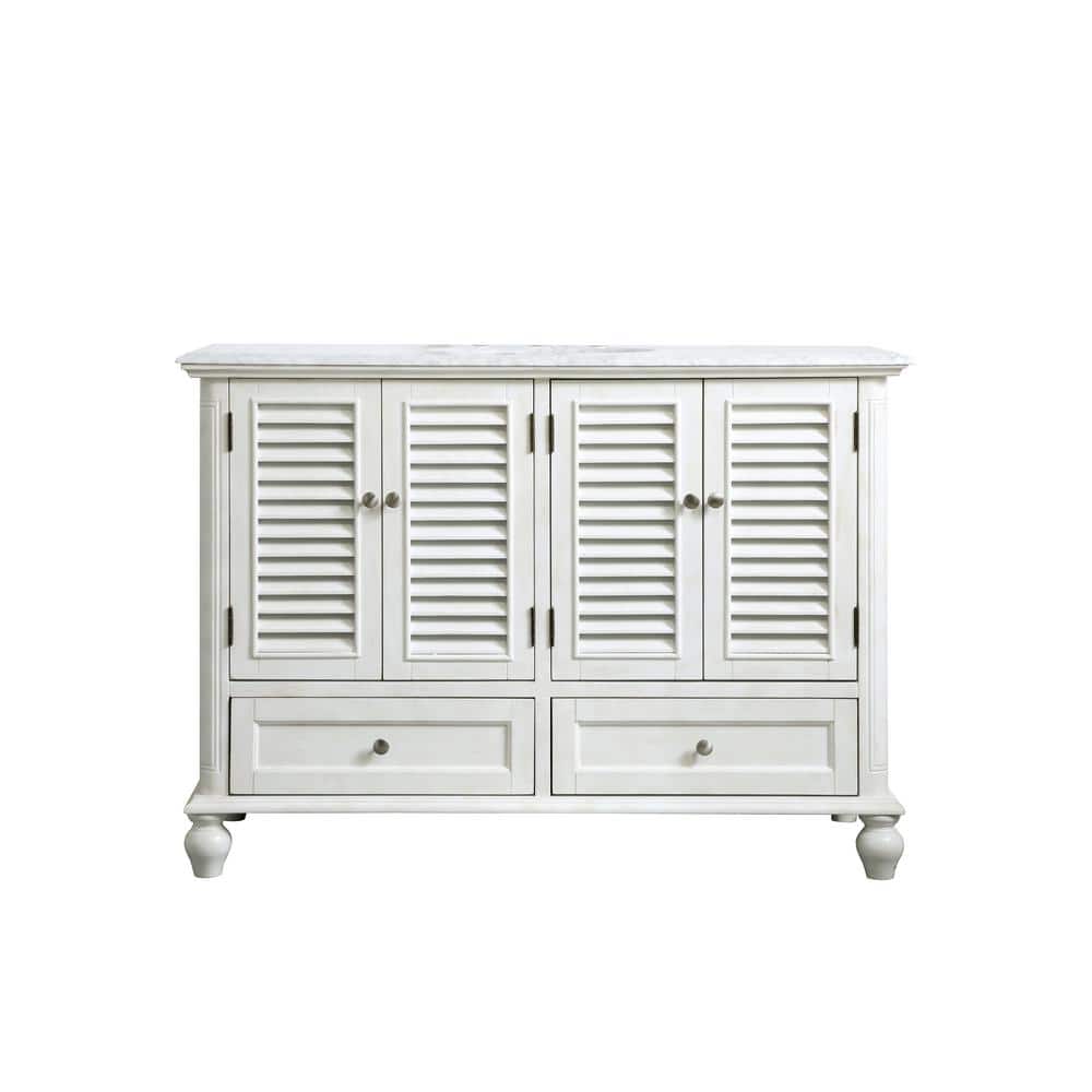 Timeless Home 48 in. W x 22 in. D x 35 in. H Single Bathroom Vanity in Anti