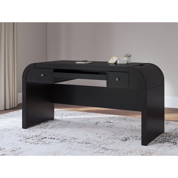 Signature DESIGN BY ASHLEY Rowanbeck 60 in. Rectangular Brown Wood Desk