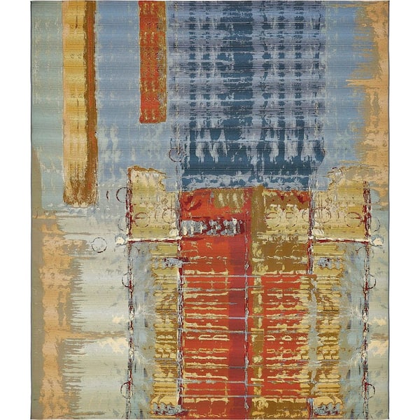 Unique Loom Outdoor Baja Multi 10' 0 x 12' 0 Area Rug