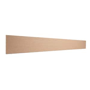 5 in. D x 0.438 in. W x 47.5 in. L Wood Panel Moulding Reeded Bead Accent