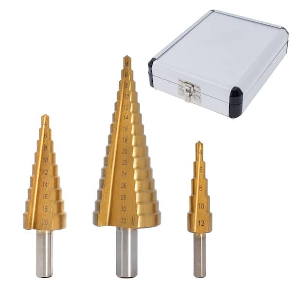 Step drill bit home depot hot sale