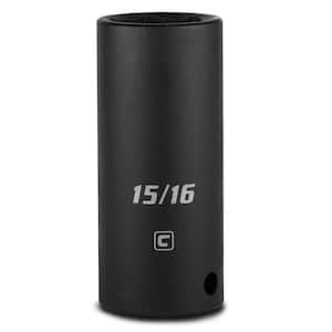 1/2 in. Drive 15/16 in. 6-Point SAE Deep Impact Socket