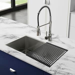 20 in. Kitchen Sink Grid in Black