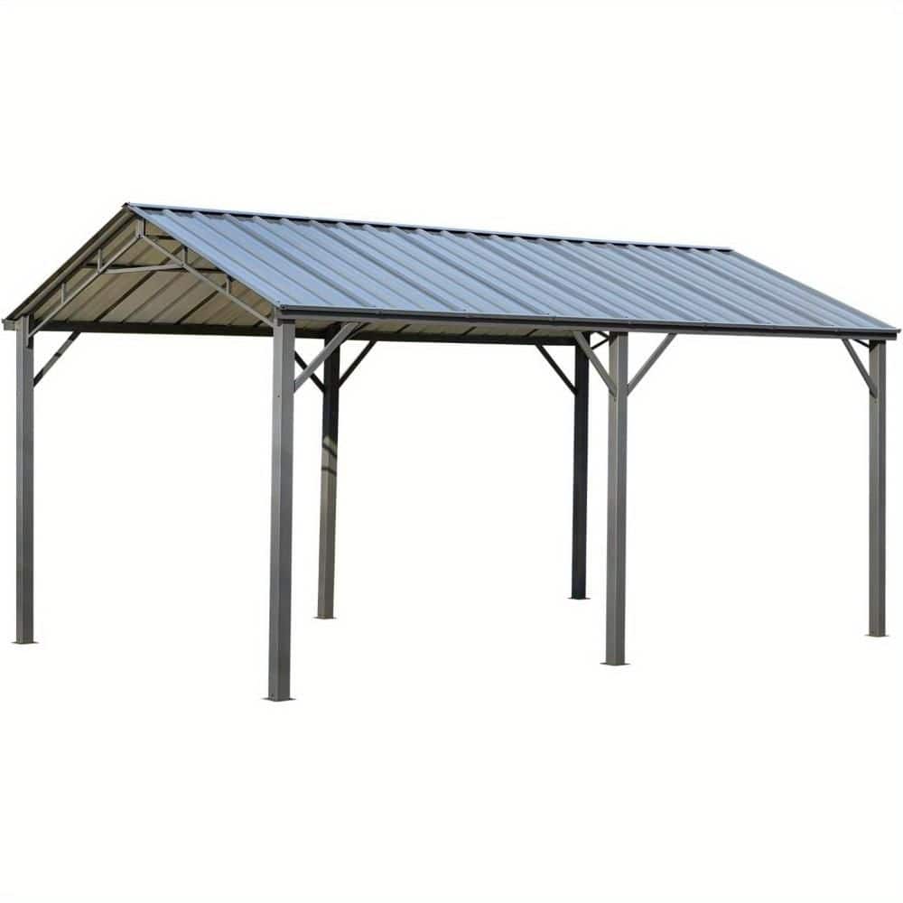 10 ft. x 16 ft. x 8.4 ft. Outdoor Carport with Galvanized Steel Roof, Multi-Purpose Shelter for Cars, Boats and Tractors price history on PriceWatchPro