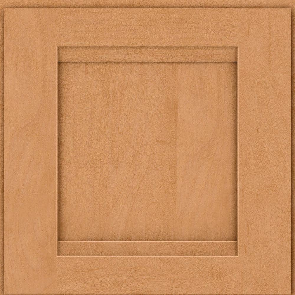 KraftMaid 14 5 8 In X 14 5 8 In Cabinet Door Sample In Honey Spice   Honey Spice Kraftmaid Kitchen Cabinet Samples Rdcds Snm4 Hsm 64 1000 