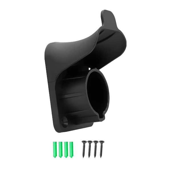 Universal Automotive EV Charger Holder, Wall Mount SAE J1772 Cable Organizer, Waterproof for Outdoor Electric Vehicles