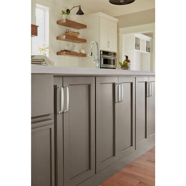 Renown 6-5/16 in. (160mm) Traditional Satin Nickel Arch Cabinet Pull